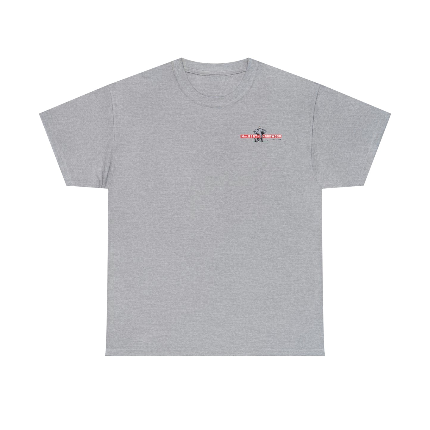 MacBeath Hardwood Heavy Cotton Tee - Left Chest Logo