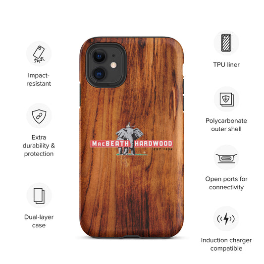 MacBeath Hardwood Tough iPhone case