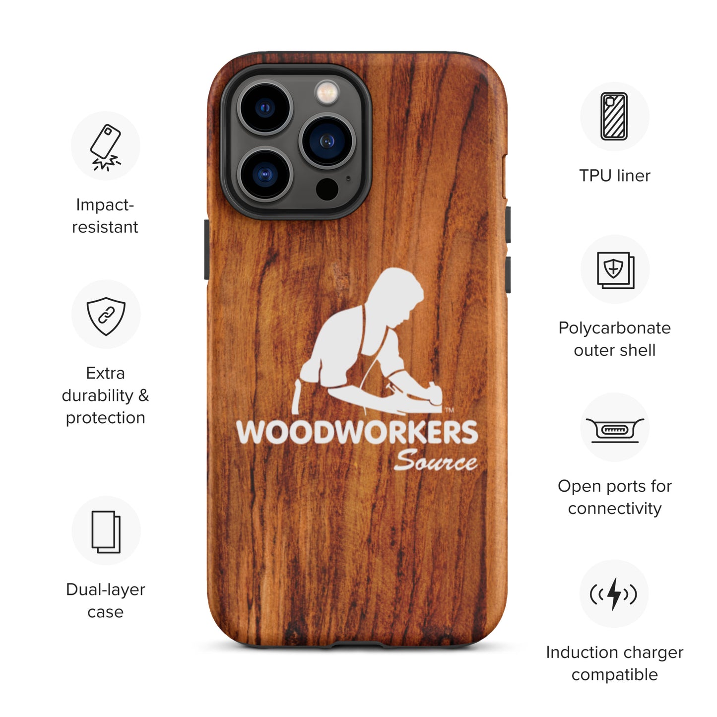 Woodworkers Source Tough iPhone case