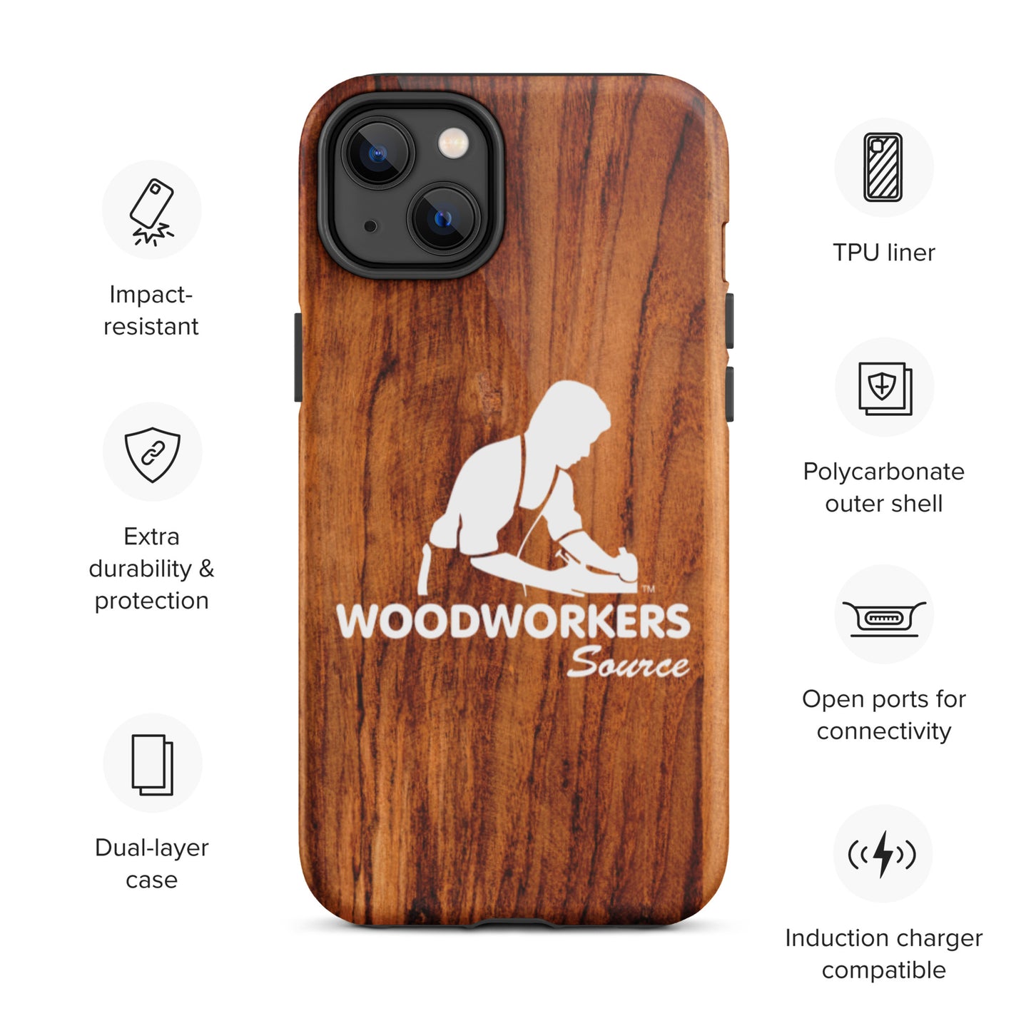 Woodworkers Source Tough iPhone case
