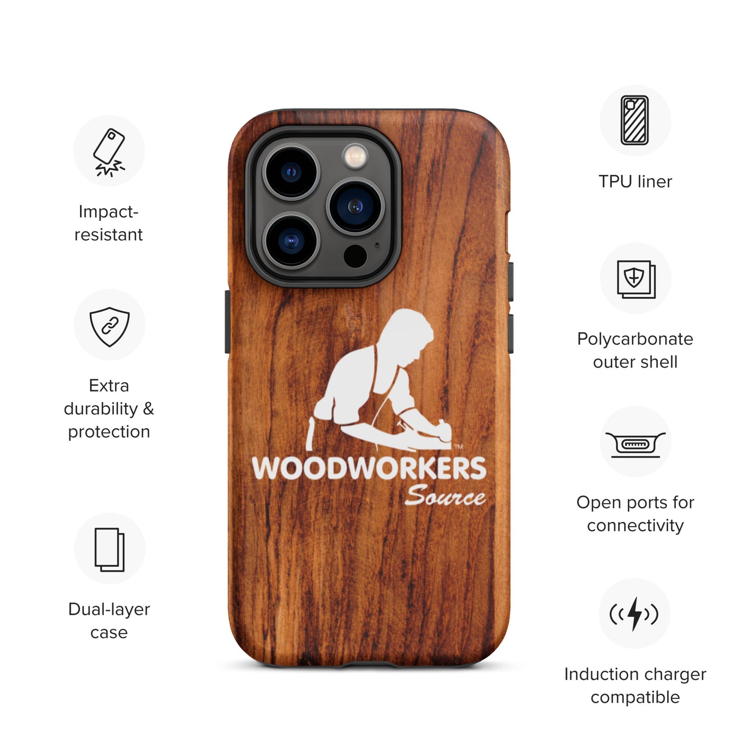 Woodworkers Source Tough iPhone case