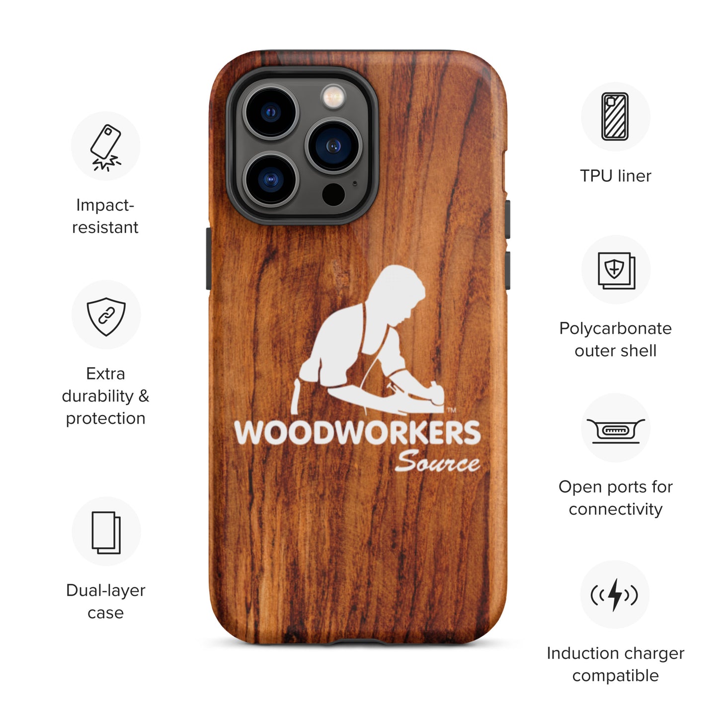 Woodworkers Source Tough iPhone case