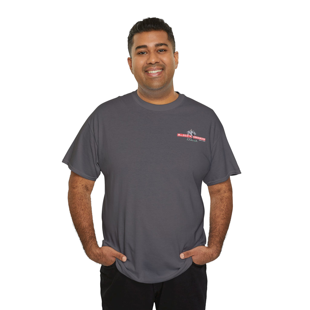 MacBeath Hardwood Heavy Cotton Tee - Left Chest Logo