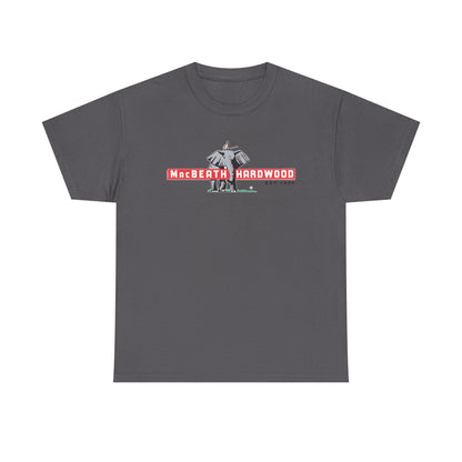 Wood is Wonderful, Heavy Cotton Tee - MacBeath Hardwood Front Logo