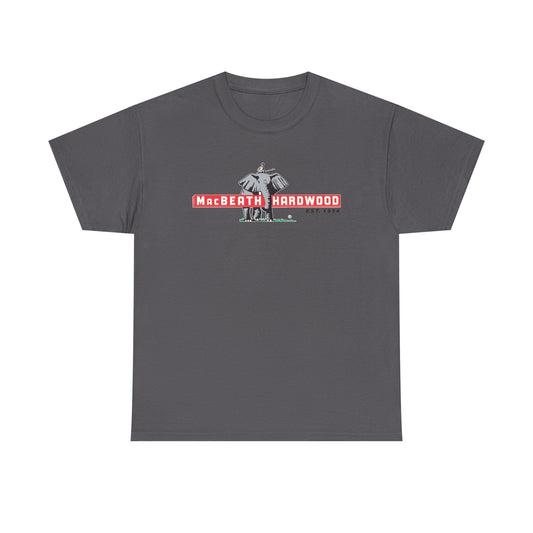 Wood is Wonderful, Heavy Cotton Tee - MacBeath Hardwood Front Logo