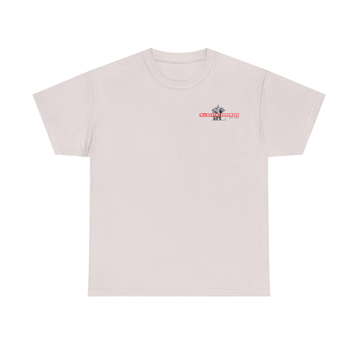 MacBeath Hardwood Heavy Cotton Tee - Left Chest Logo