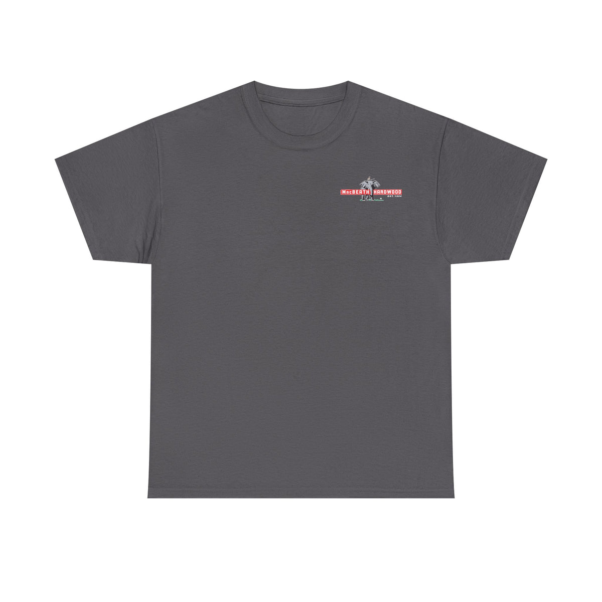 MacBeath Hardwood Heavy Cotton Tee - Left Chest Logo