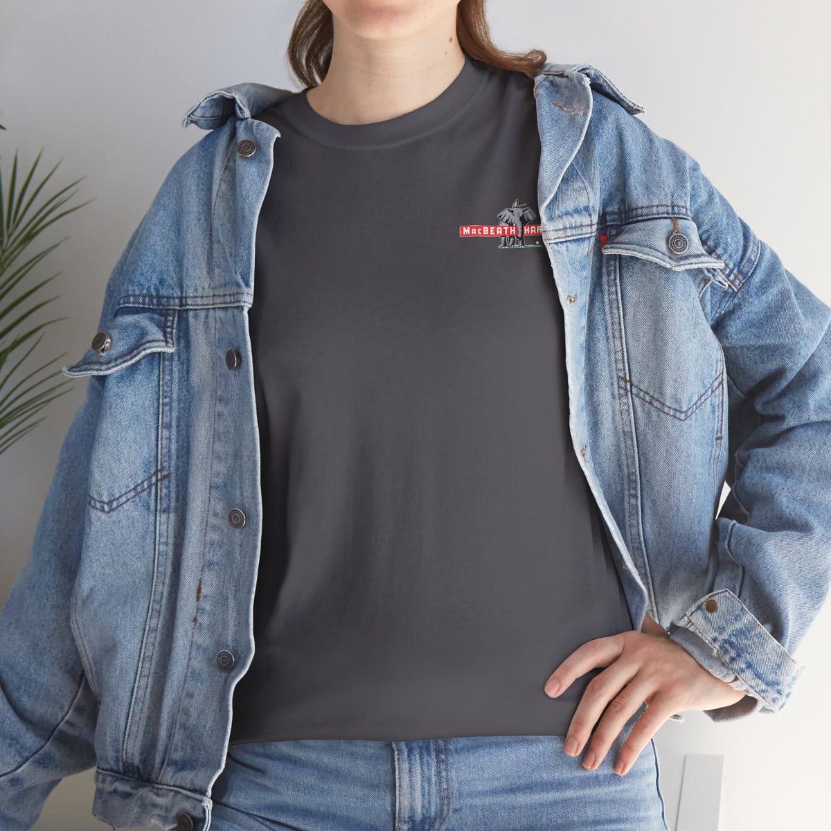 MacBeath Hardwood Heavy Cotton Tee - Left Chest Logo