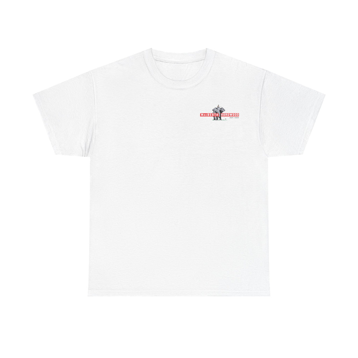 MacBeath Hardwood Heavy Cotton Tee - Left Chest Logo