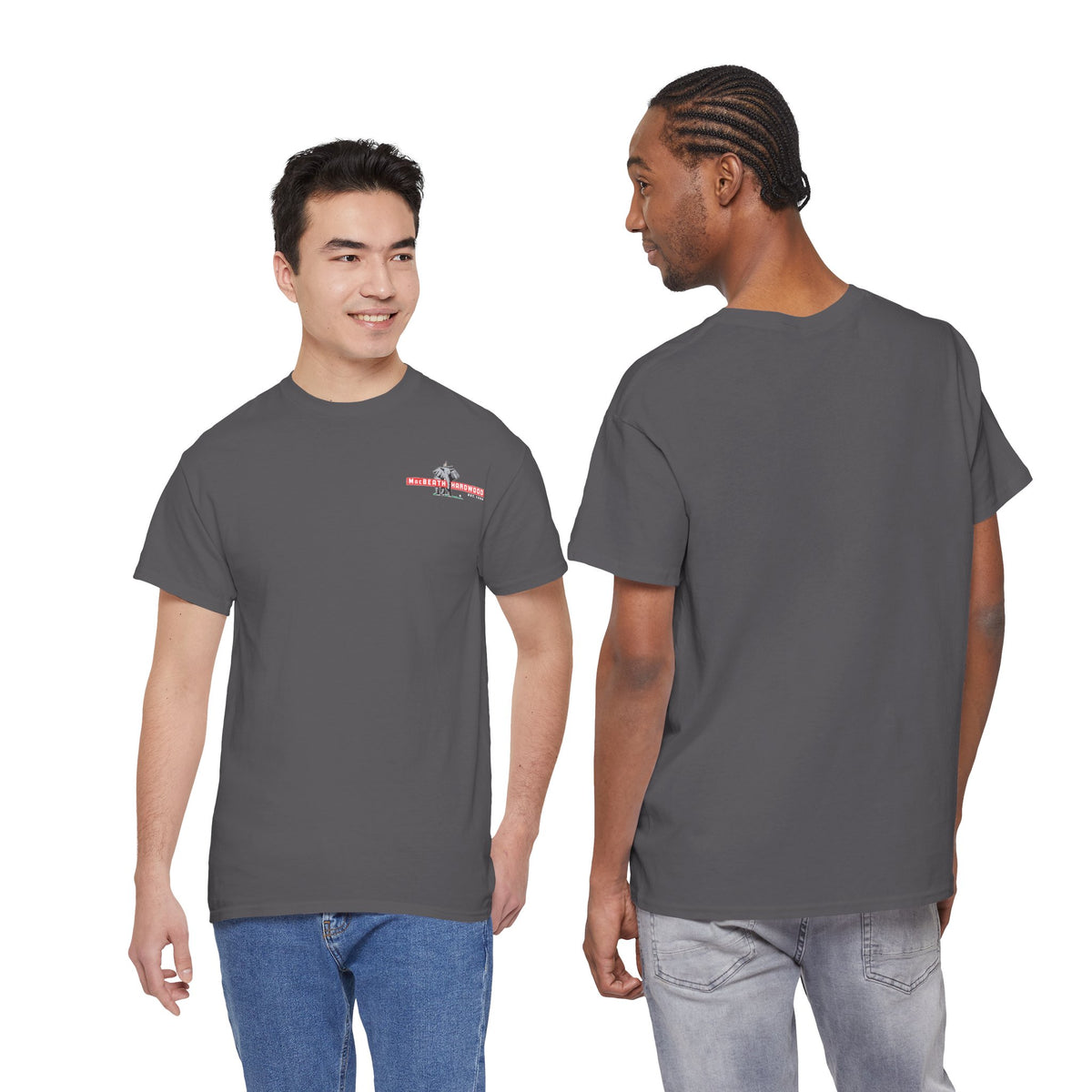 MacBeath Hardwood Heavy Cotton Tee - Left Chest Logo