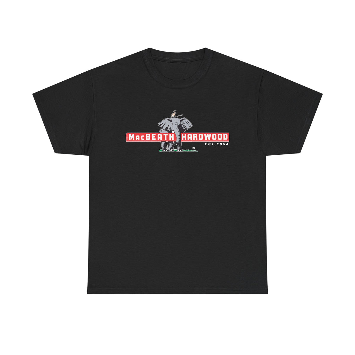 Wood is Wonderful, Heavy Cotton Tee - MacBeath Hardwood Front Logo