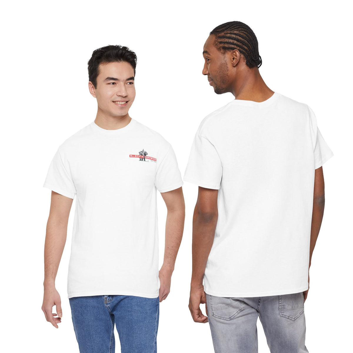 MacBeath Hardwood Heavy Cotton Tee - Left Chest Logo