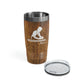 Woodworkers Source Ringneck Tumbler 20oz - Wood Background