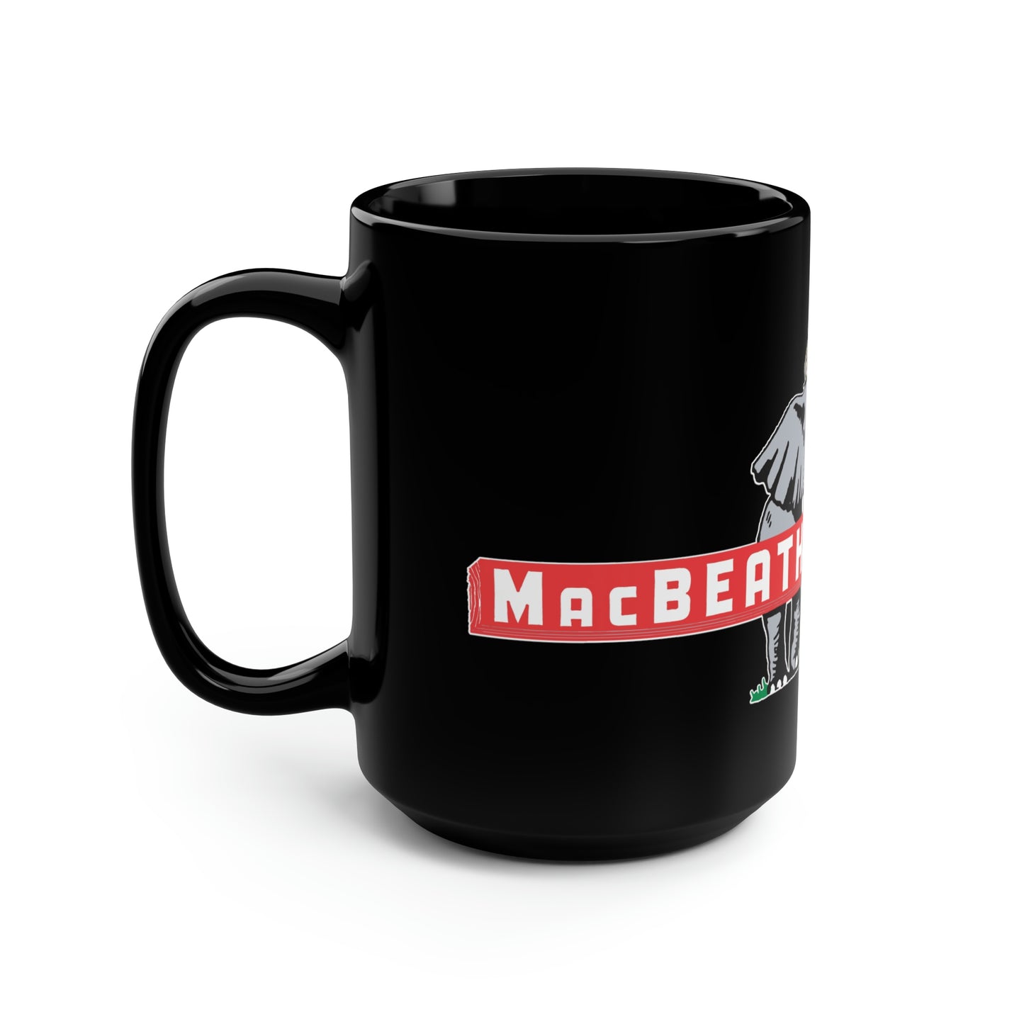 MacBeath Hardwood Black Coffee Mug, 15oz