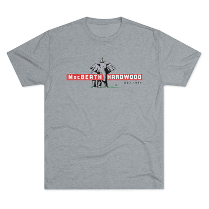 MacBeath Hardwood Soft Tri-Blend Crew Tee - Front Logo