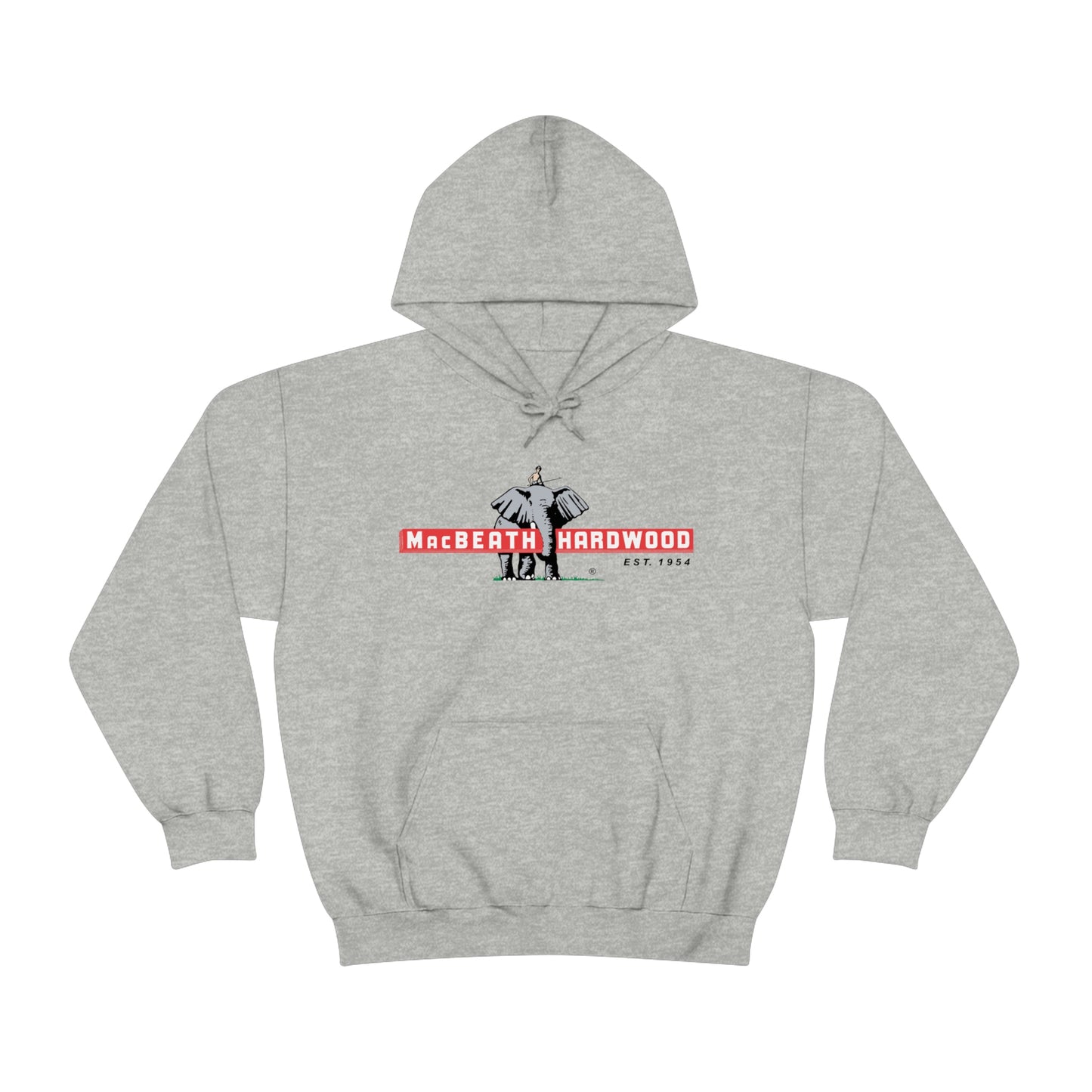 MacBeath Hardwood Heavy Blend Hooded Sweatshirt - Front Logo