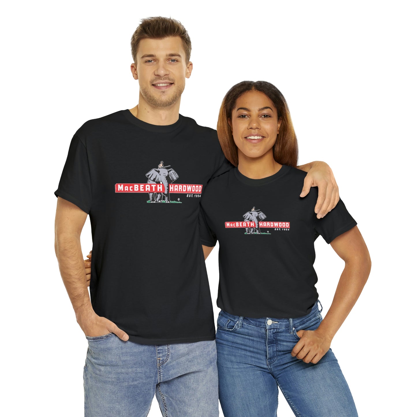 MacBeath Hardwood "Wood is Wonderful" Unisex Heavy Cotton Tee