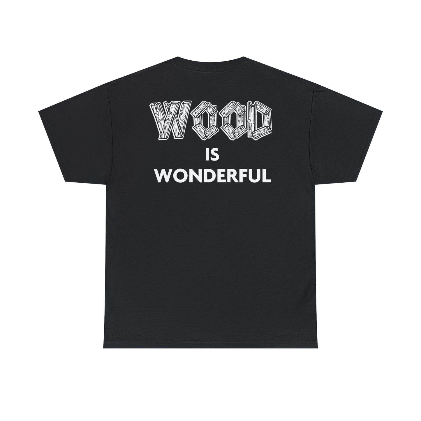 MacBeath Hardwood "Wood is Wonderful" Unisex Heavy Cotton Tee