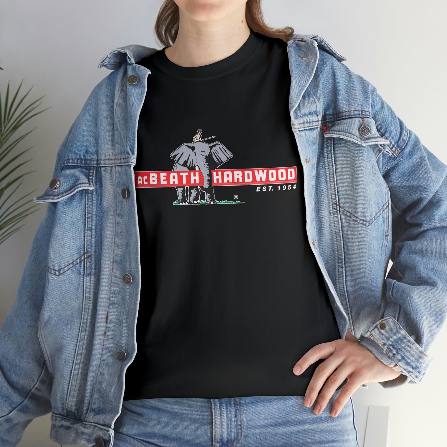 MacBeath Hardwood "Wood is Wonderful" Unisex Heavy Cotton Tee