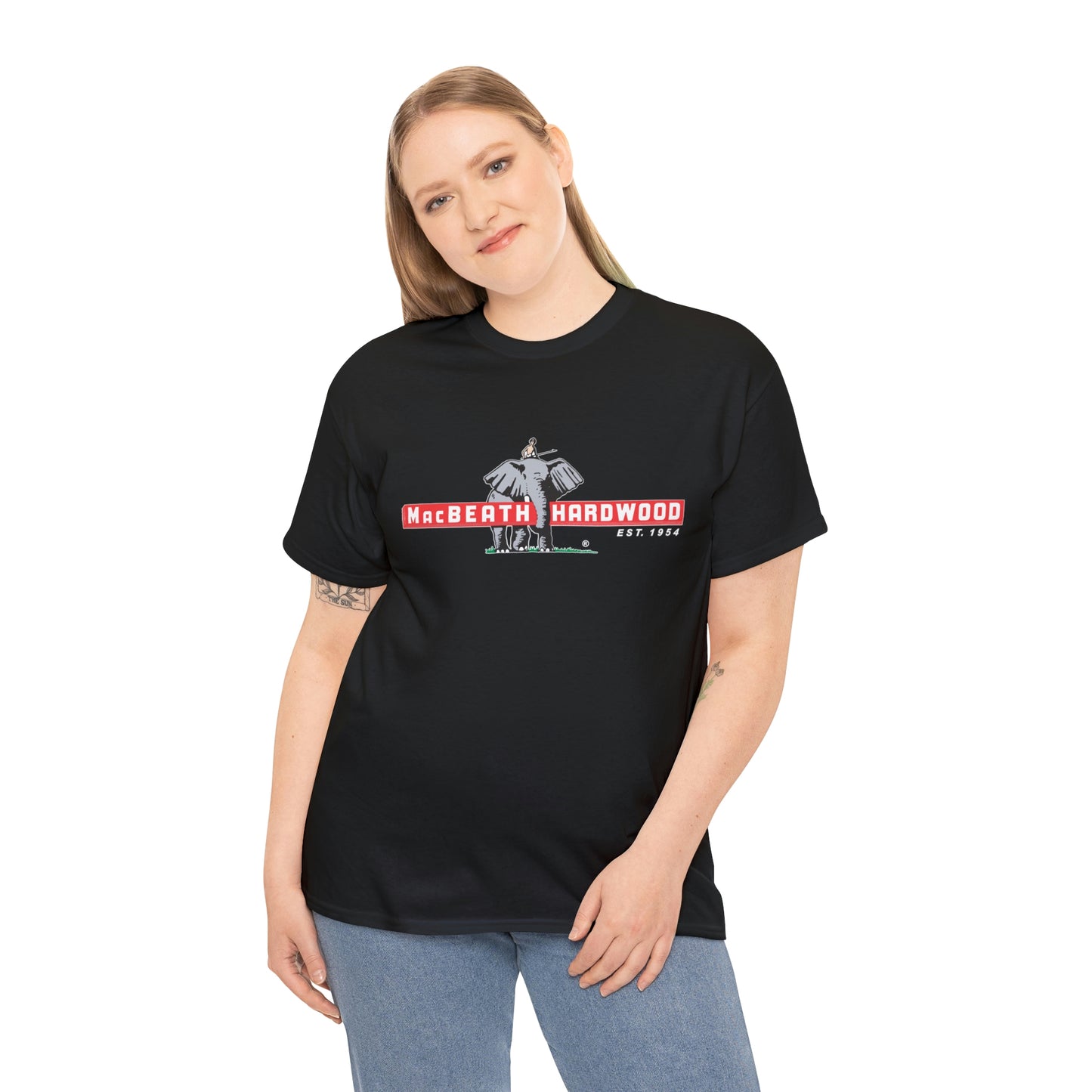 MacBeath Hardwood "Wood is Wonderful" Unisex Heavy Cotton Tee