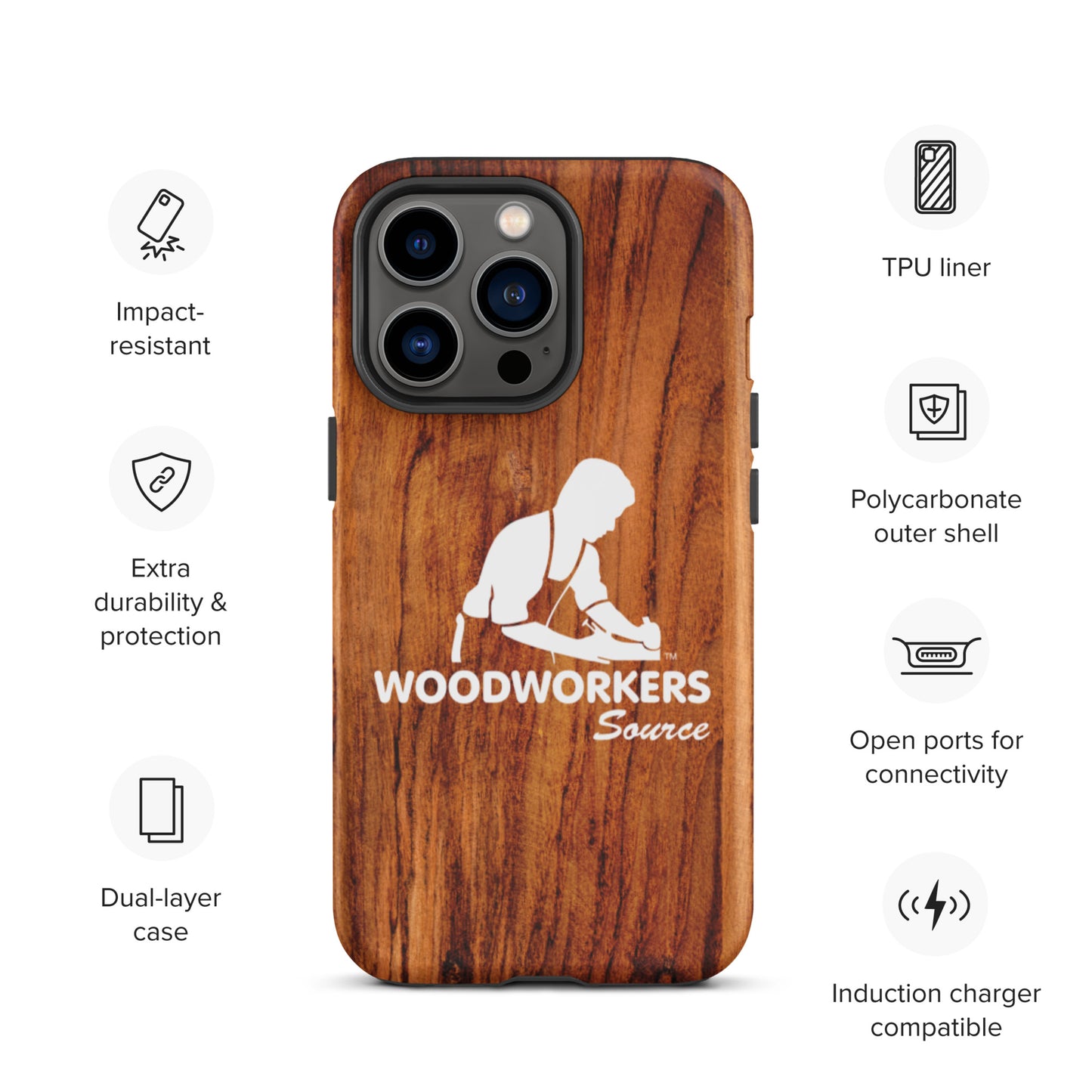 Woodworkers Source Tough iPhone case
